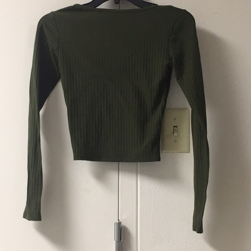 Olive Green Top - Picture 2 of 2